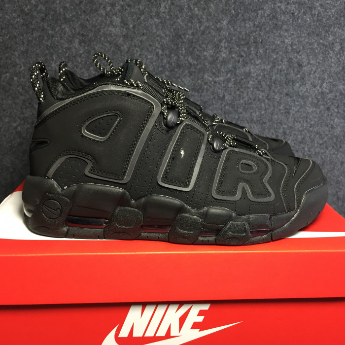 nike air more uptempo triple black 414962-004