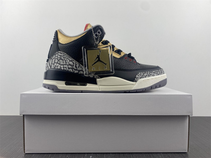 air jordan 3 wmns “black gold” ck9246-067