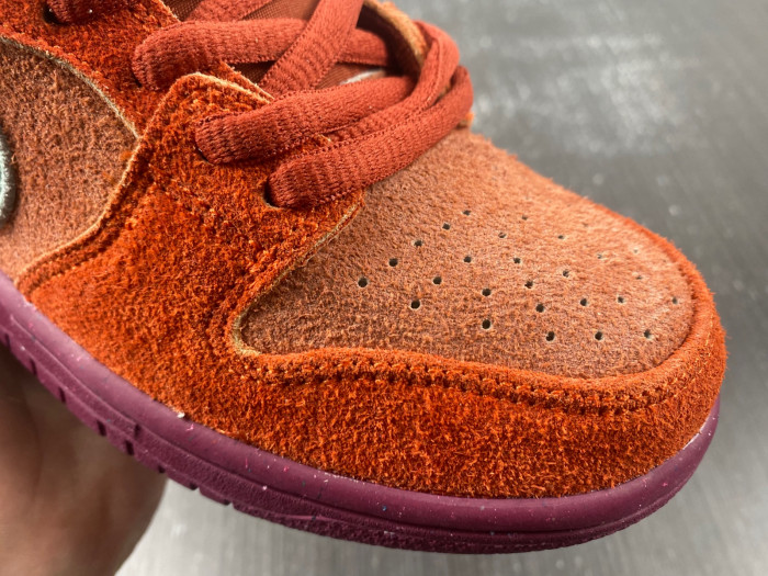 nike sb dunk low mystic red rosewood dv5429-601