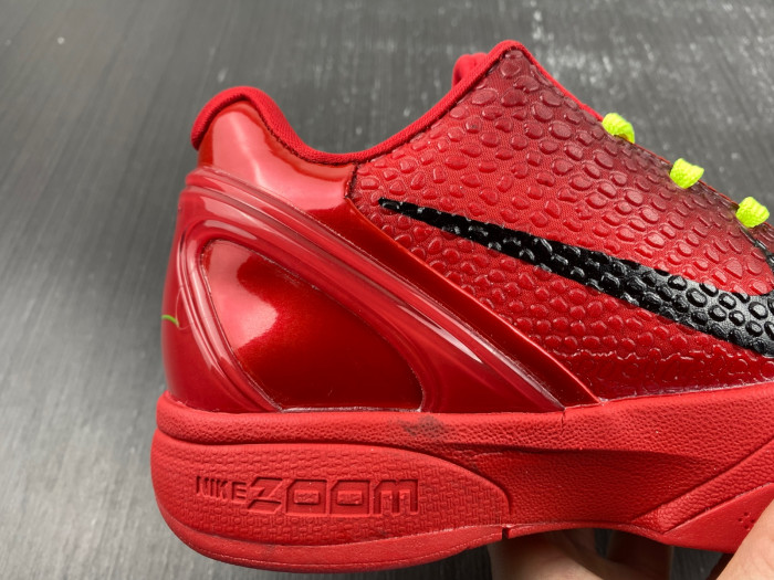 nike kobe 6 protro “reverse grinch” fv4921-600