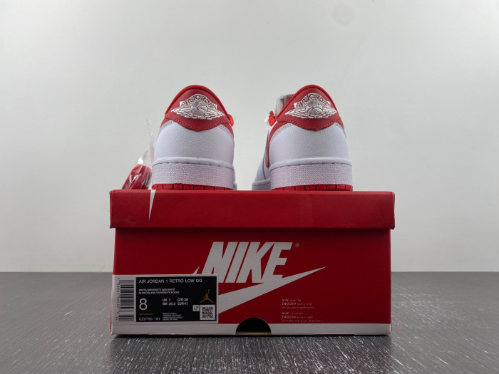 air jordan 1 retro low og university red cz0790-161
