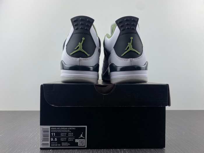 air jordan 4 wmns “oil green” aq9129-103