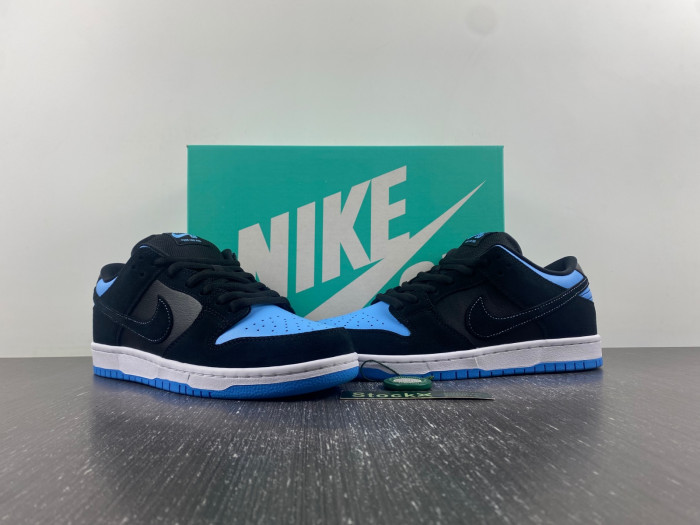 nike sb dunk low black university blue 304292-048