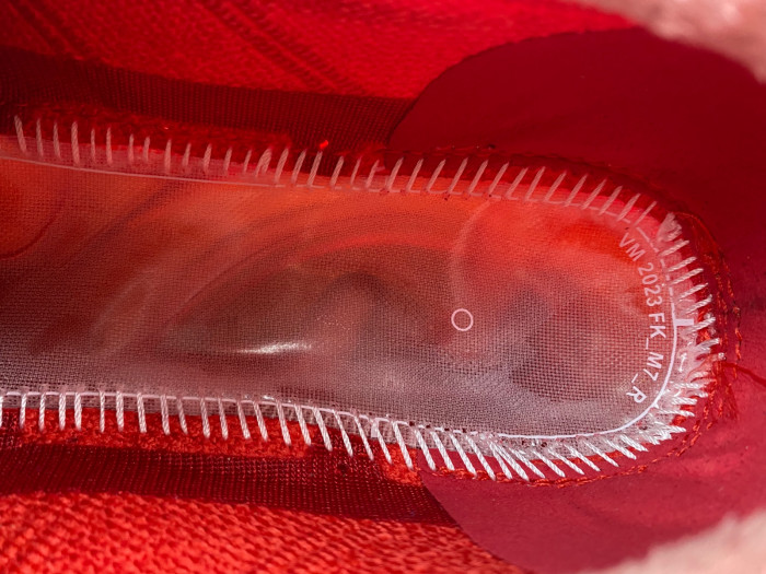 nike air vapormax 2023 flyknit triple red dv1678-600