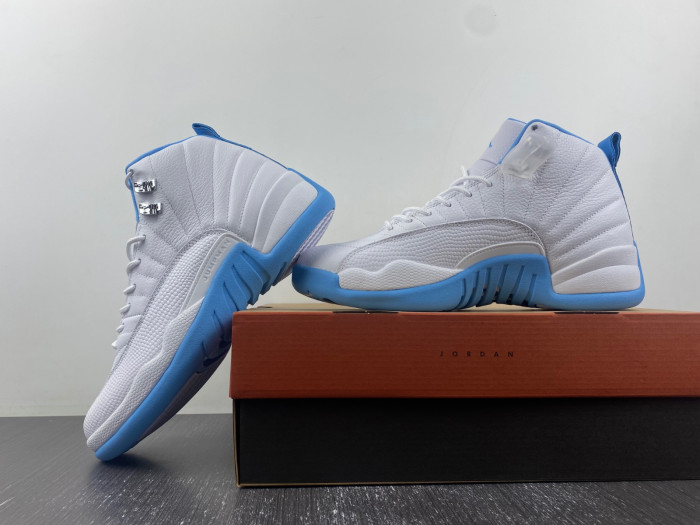 air jordan 12 retro white university blue 308243-142