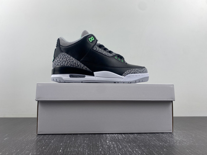 air jordan 3 "green glow" ct8532-031