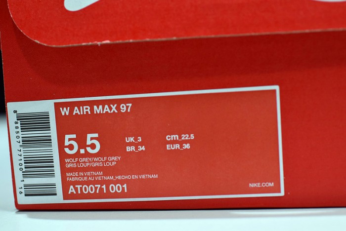 nike womens air max 97 running shoes at0071-001