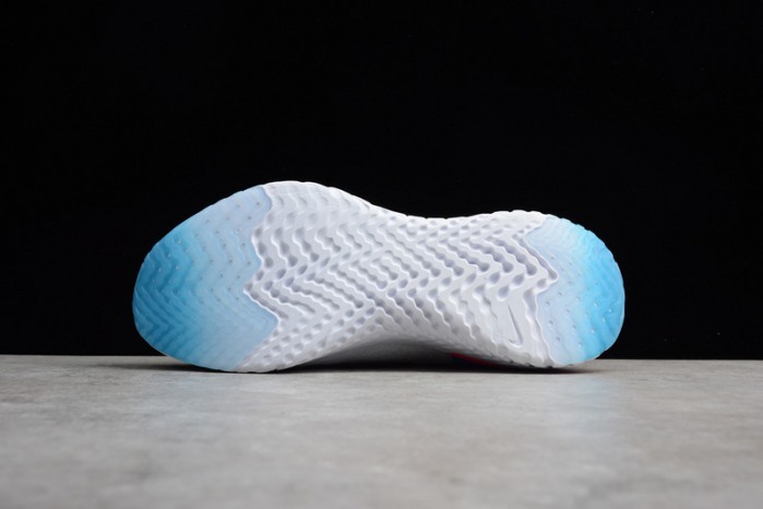 nike epic react flyknit white aq0067-101