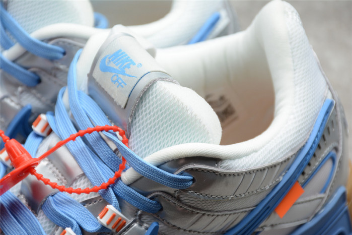 off-w x nike air rubber dunk “university blue” cu6015-100