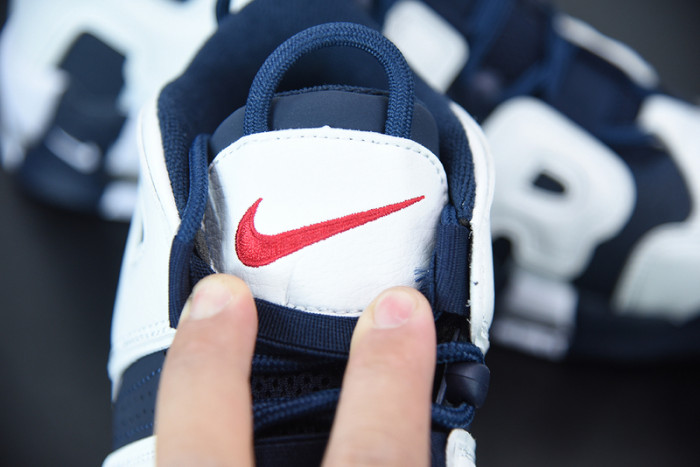 nike air more uptempo “olympic” white/midnight navy 414962-104