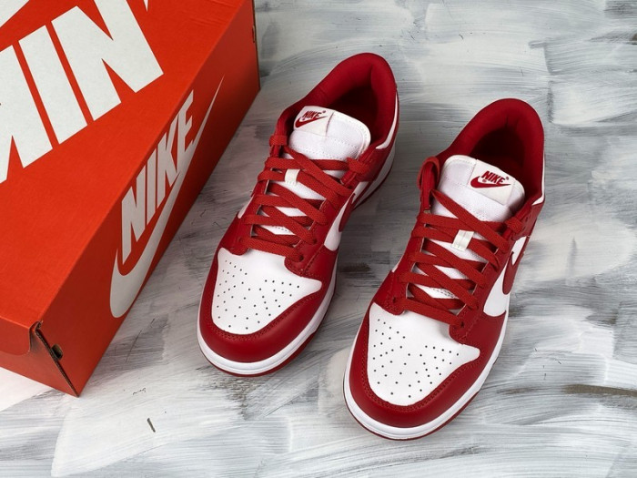 nike dunk low university red cu1727-100