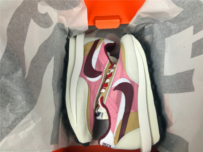 sacai x nike ldv waffle pink bv0073-500