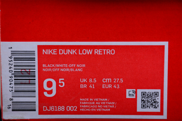 nike dunk low surF**es in black and white dj6188-002