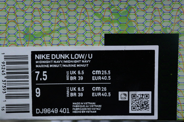 unlon x sb dunk low dj9649-401