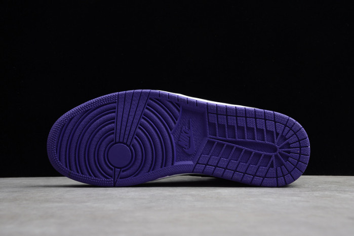 air jordan 1 aj1 court purple white 555088-500