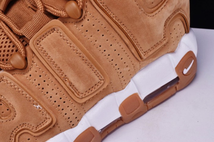 nike air more uptempo prm “wheat” brown aa4060-200