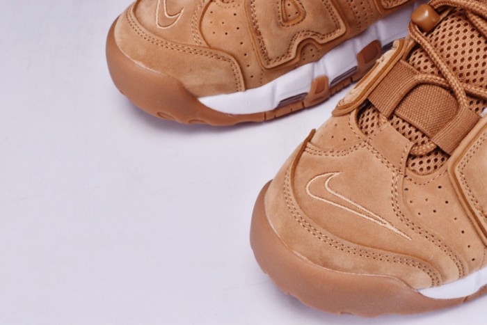 nike air more uptempo prm “wheat” brown aa4060-200