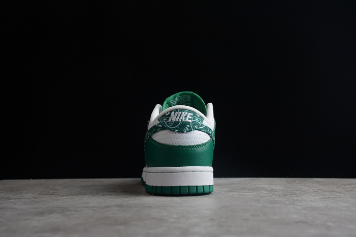 nike dunk low essential paisley pack green dh4401-102