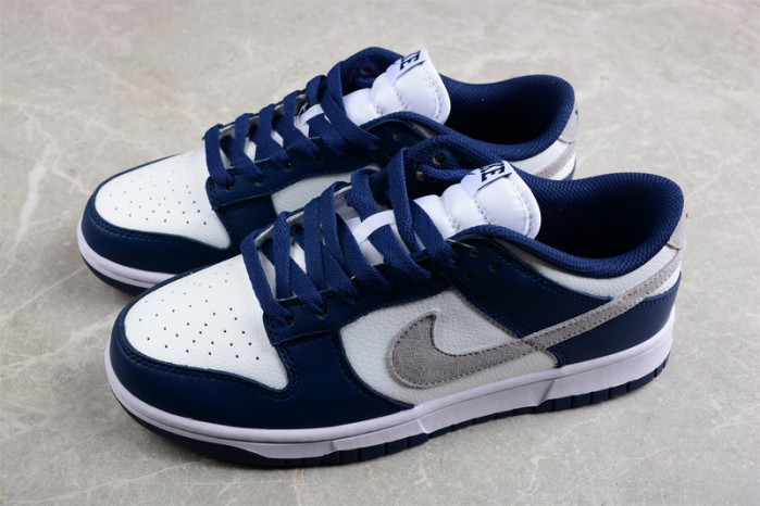 nike dunk low summit white midnight navy fd9749-400