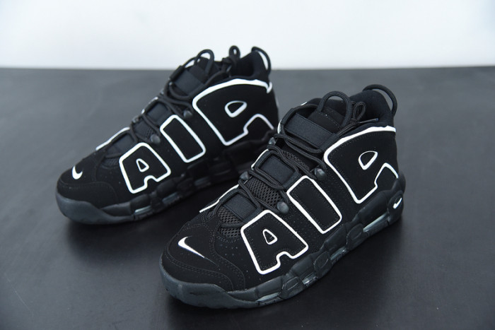 nike air more uptempo black white 414962-002
