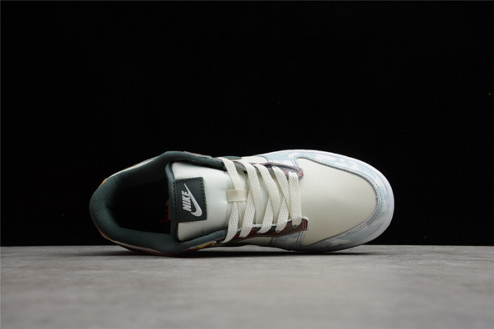 nike sb dunk low “sail multi camo” dh0957-100