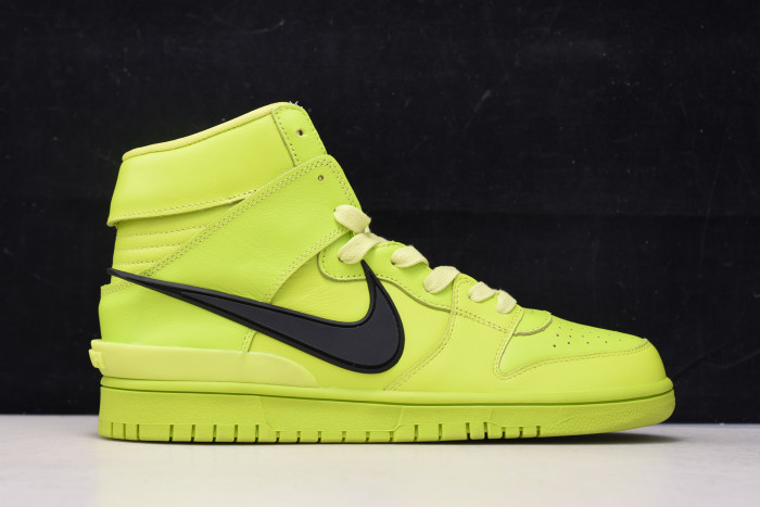 nike dunk high ambush flash lime cu7544-300