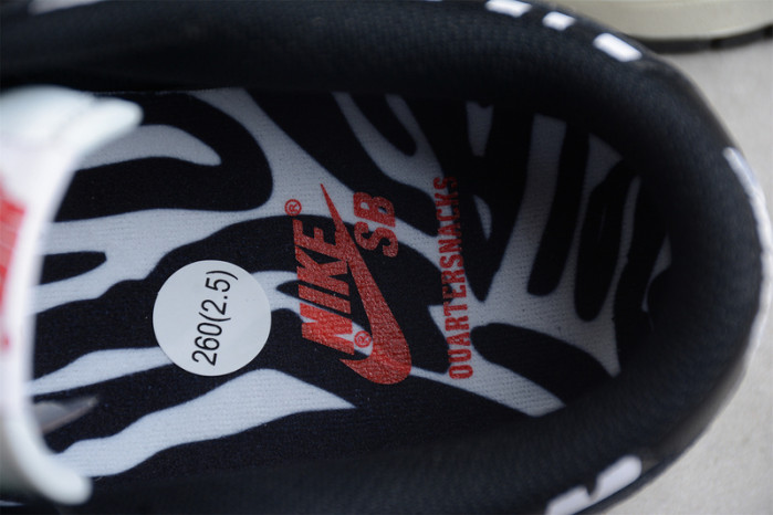 quartersnacks x nike sb dunk low dm3510-001