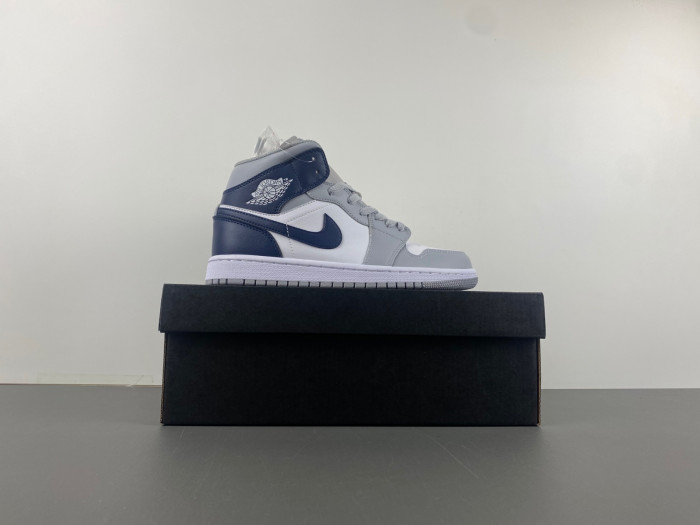 air jordan 1 mid wolf grey midnight navy dq8426-104