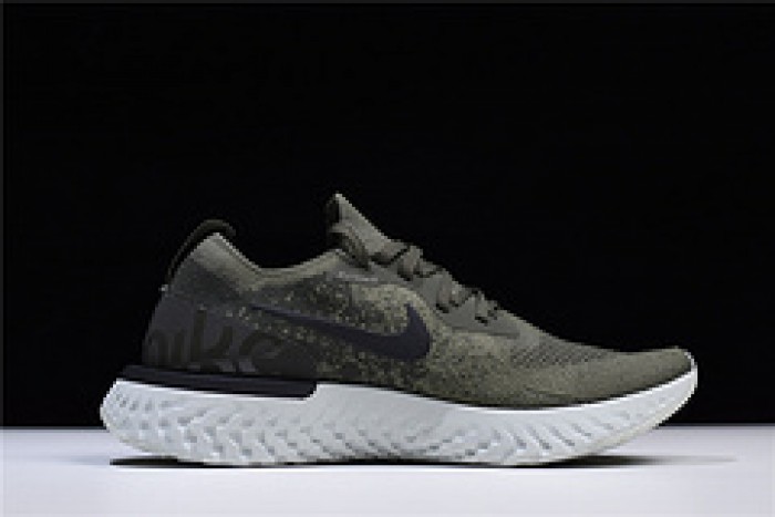 nike epic react flyknit olive aq0067 300