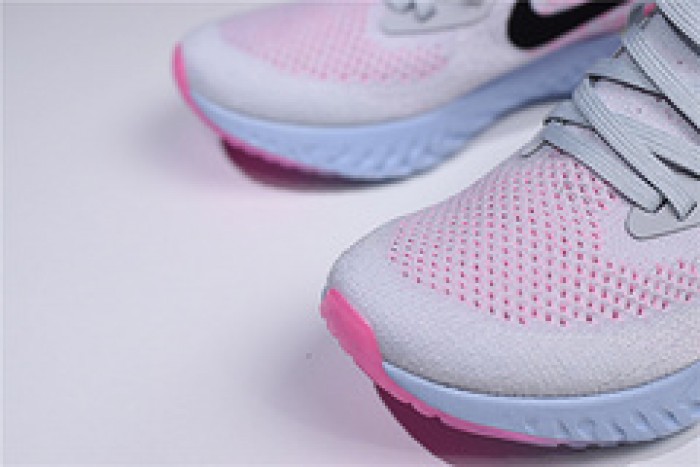 nike epic react flyknit pure platinum womens aq0067-007