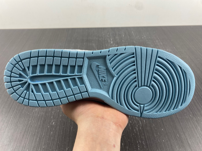 Nike Dunk Low Retro Fleece Swoosh Worn Blue FB1871-011