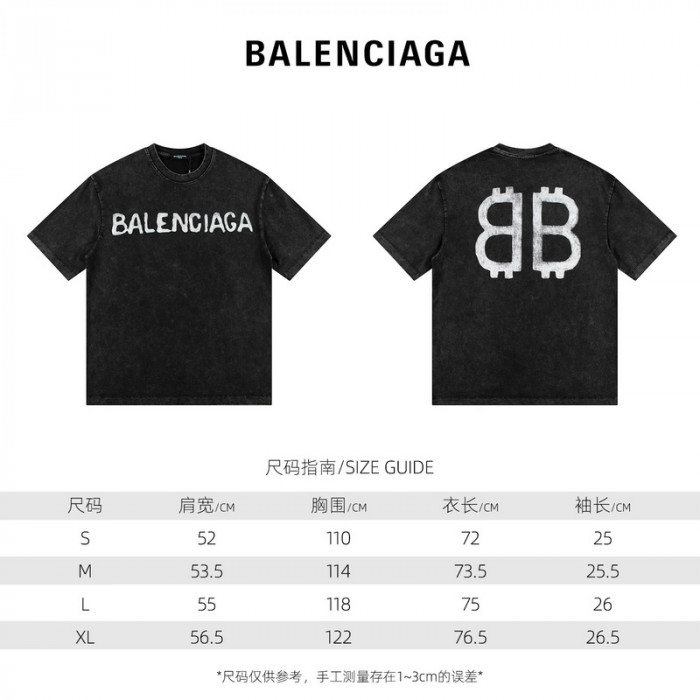 Balenciag* T-SHIRT Bh018
