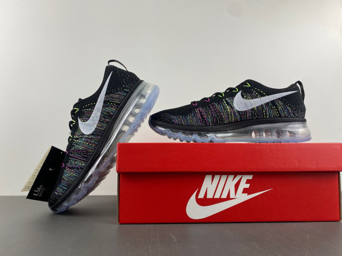 Nike Flyknit Air Max Black Multi-Color 620469-015