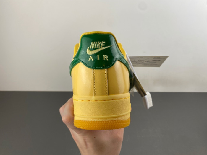 Nike Air Force 1 Low Patent Leather Topaz Gold IO4489-700