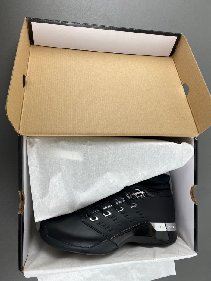 air jordan 17 og low black Ch*0me 2024 303891-004