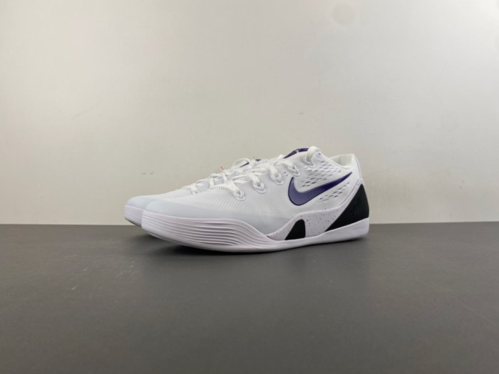 Nike Kobe 9 Elite Low EM Protro White Court Purple IH1401-100