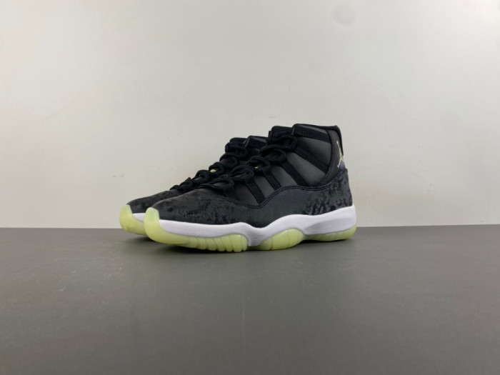 AIR Jordan 11 Retro Black Barely Volt IB1378-001