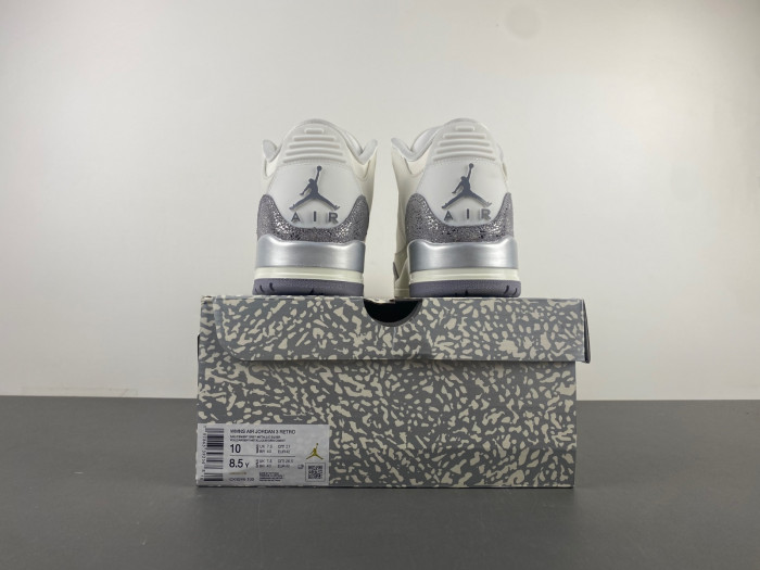 Air Jordan 3 Retro Sail Cement Grey CK9246-100